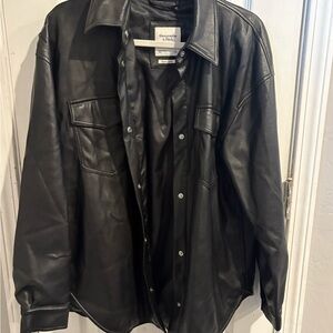 Abercrombie & Fitch Black Shirt Jacket